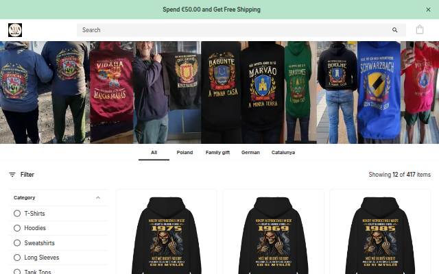 VHA store storefront