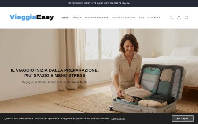 Startseite von Viaggiaeasy