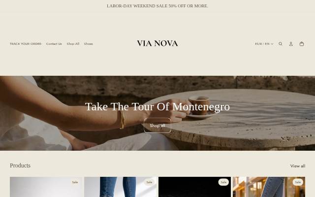 Vitrine de VIA NOVA