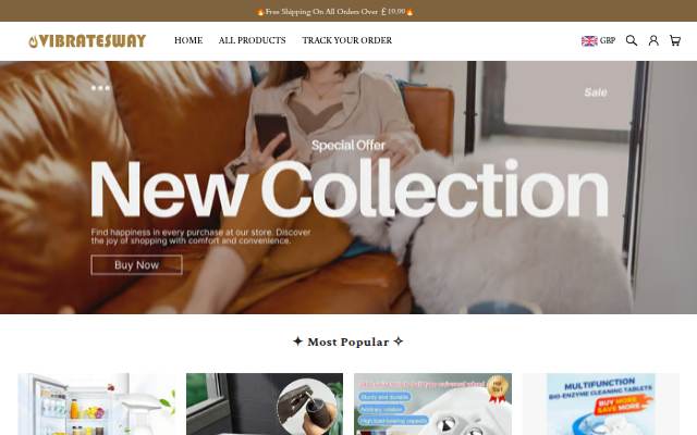 VIBRATESWAY storefront