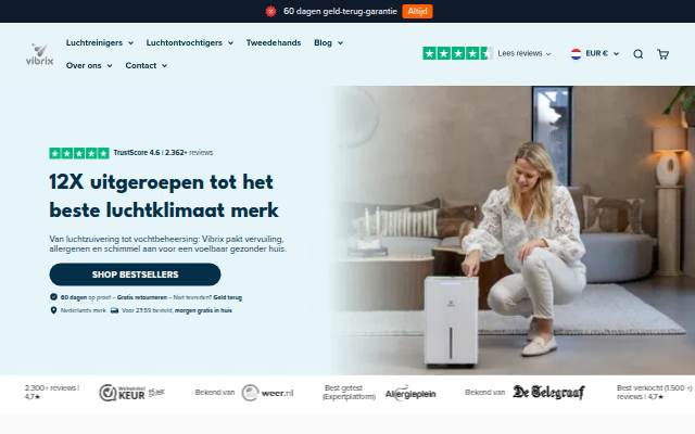 Vibrix storefront