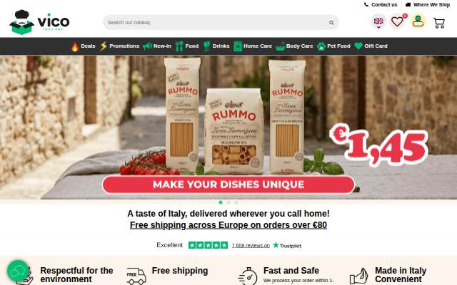 Vico Food Box storefront