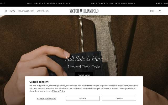 Victor WilliamPolo storefront