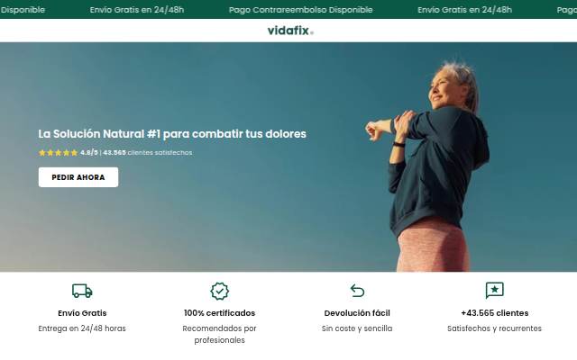 Vidafix storefront