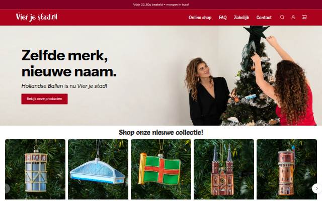 Startseite von Vier je stad