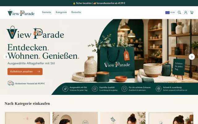 Viewparade storefront