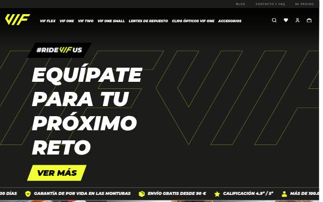 VIF storefront