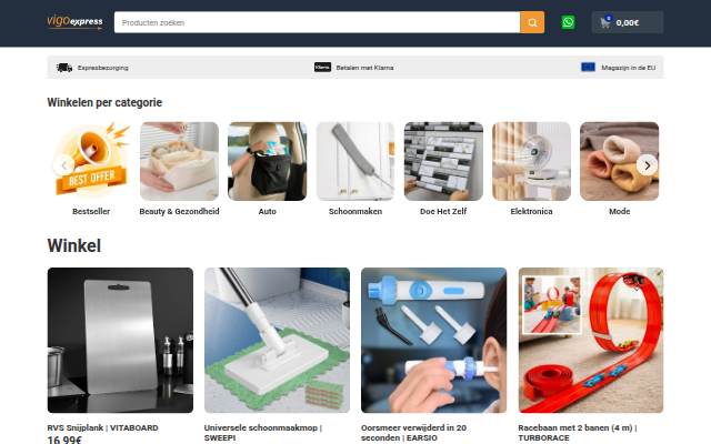 Vigoexpress storefront
