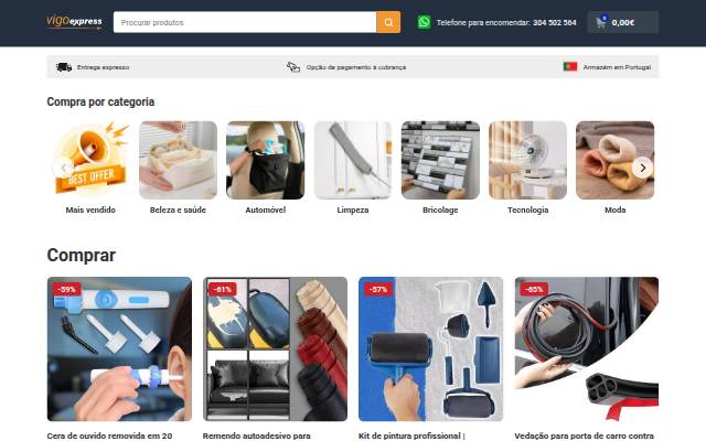 Vigoexpress storefront