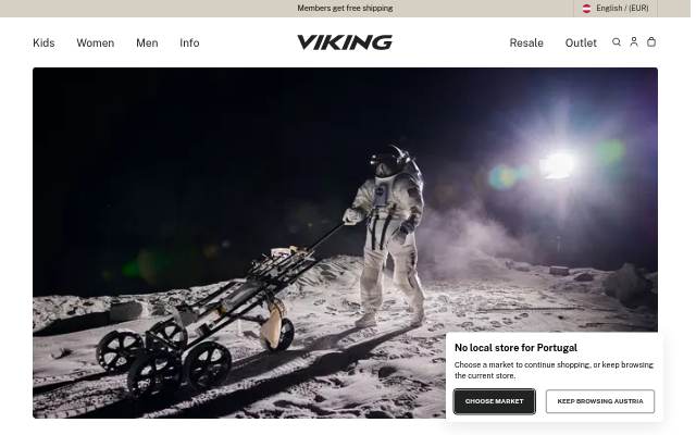 Startseite von Viking Footwear