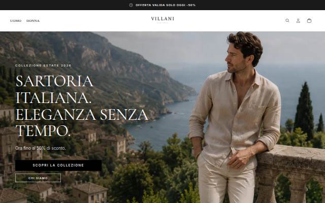 Villani Sartoria storefront