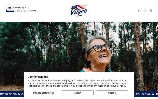 vilyro.com storefront