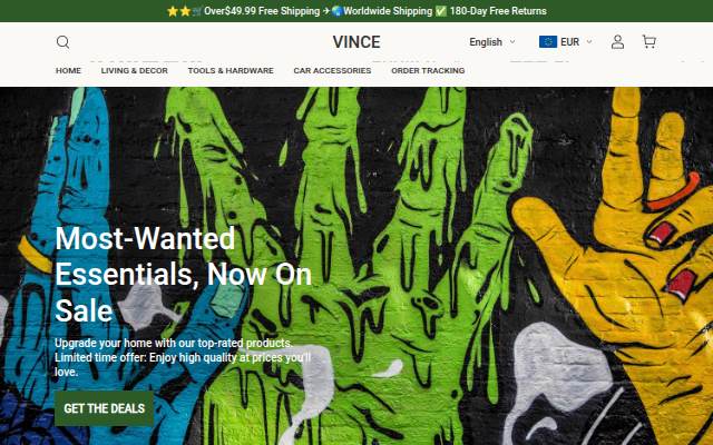 VINBEN storefront