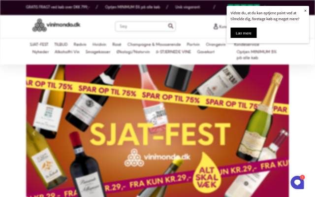 Startseite von Vinimondo