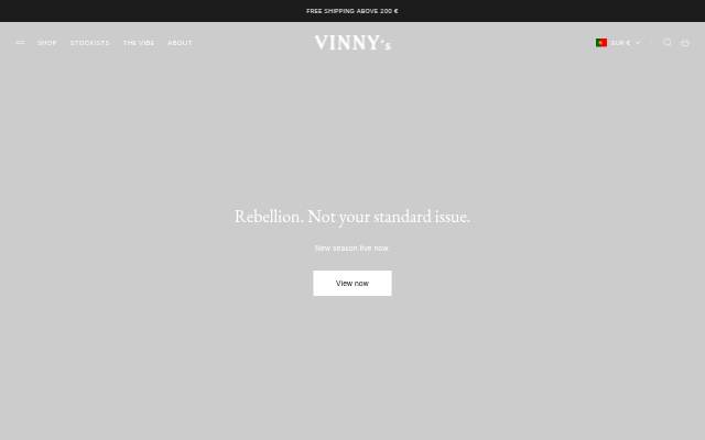 VINNY's storefront