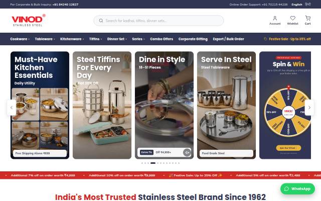 Startseite von Vinod Stainless Steel