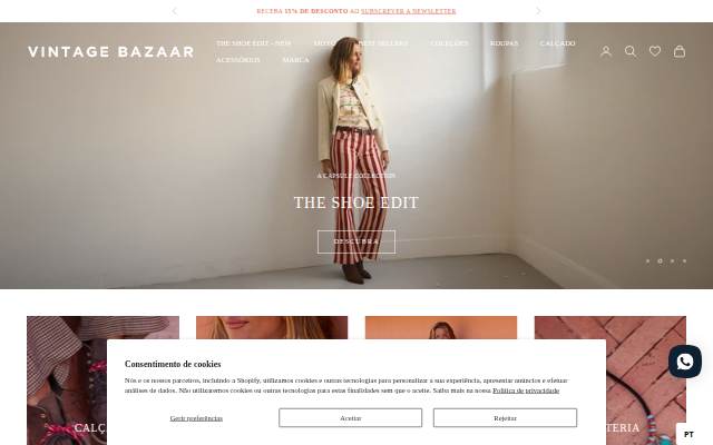 Vintage Bazaar storefront