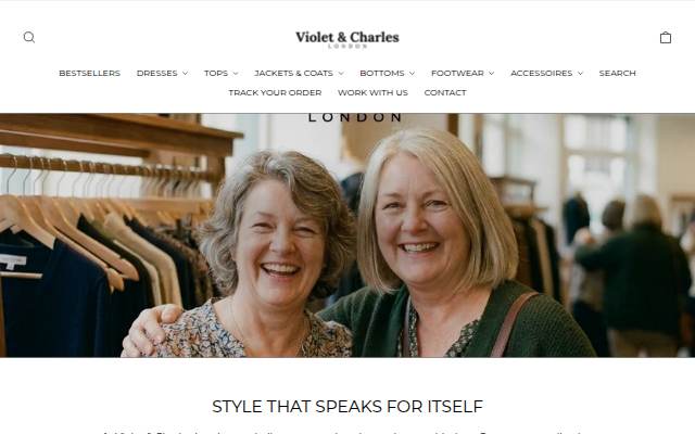 Violet &amp; Charles London storefront
