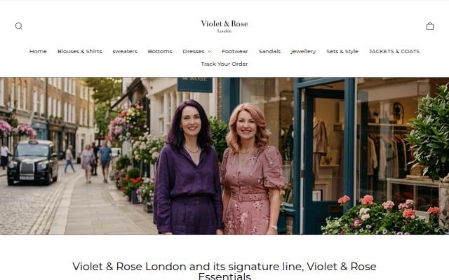 Violet &amp; Rose London storefront