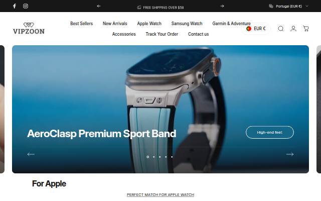 Vipzoon storefront