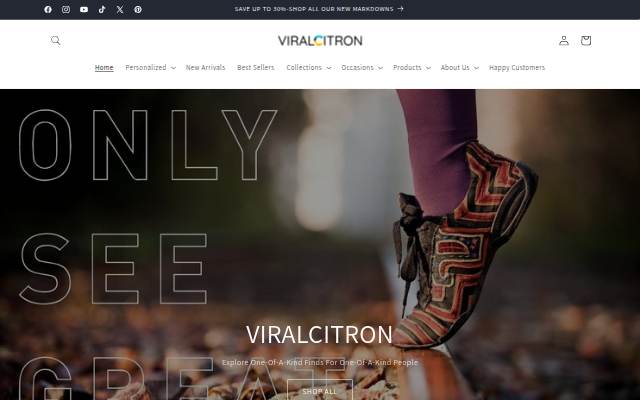 Viralcitron storefront
