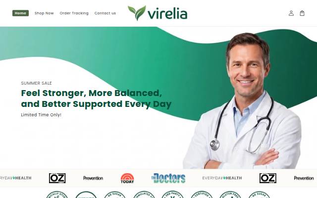 Virelia Shop storefront