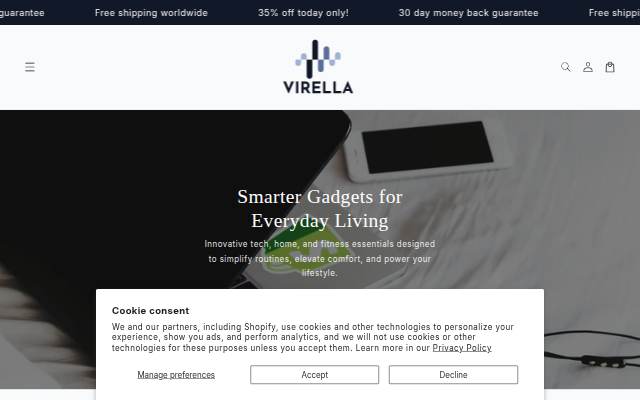 Virella storefront