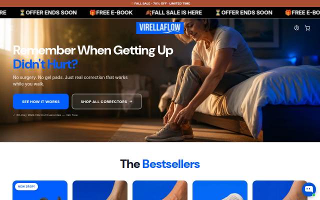 Virellaflow storefront