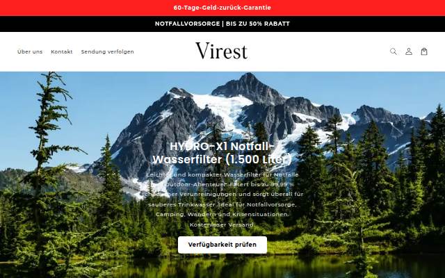 Virest storefront