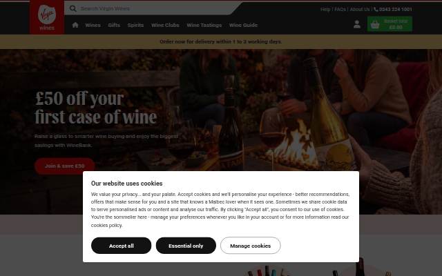 virginwines.co.uk storefront