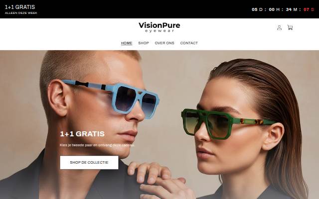 Visionpure.nl storefront