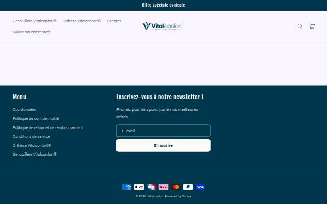 Vitalconfort storefront