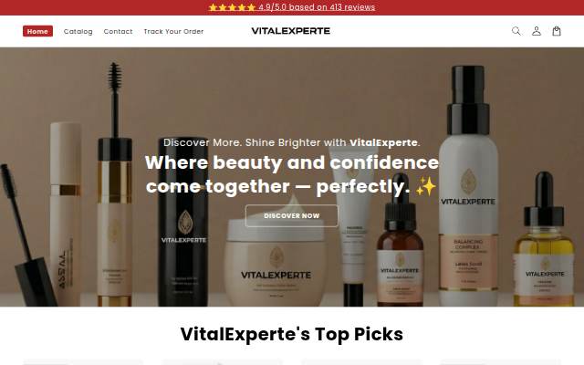 Vitrine de VitalExperte DE