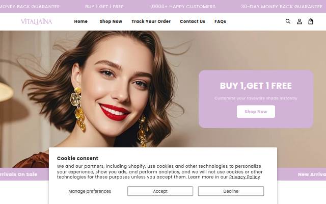 Vitaliaina storefront