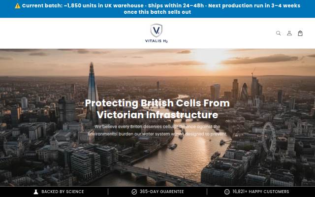Vitalis H₂ storefront