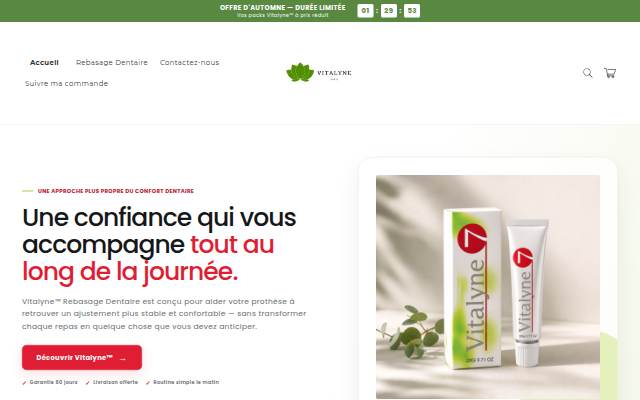 Startseite von Vitalyne Paris