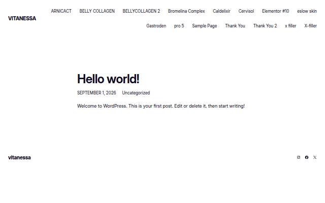 vitanessa – My WordPress Blog storefront