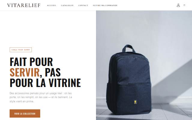 VitaRelief storefront
