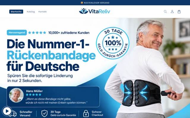 VitaReliv storefront