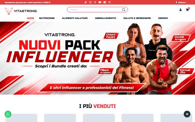 Vitastrong storefront