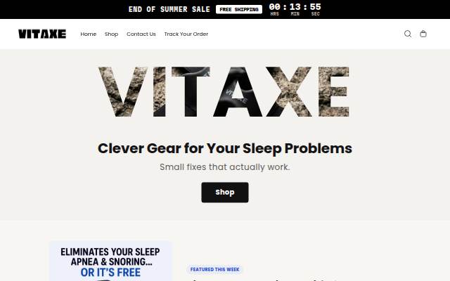 Vitaxe storefront