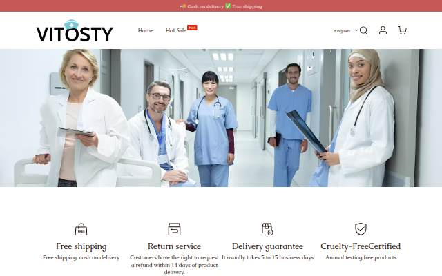 Vitosty storefront