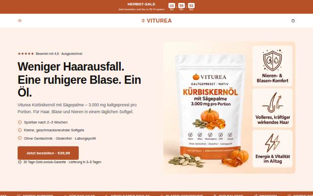 Startseite von Viturea