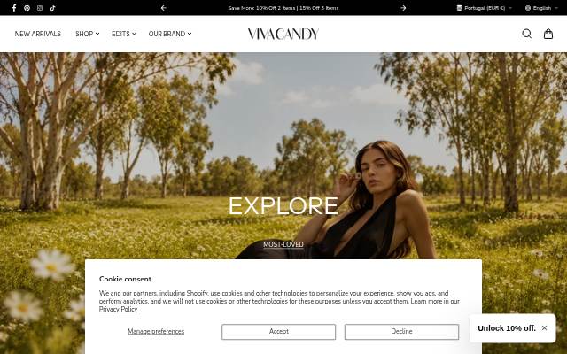 VIVACANDY storefront