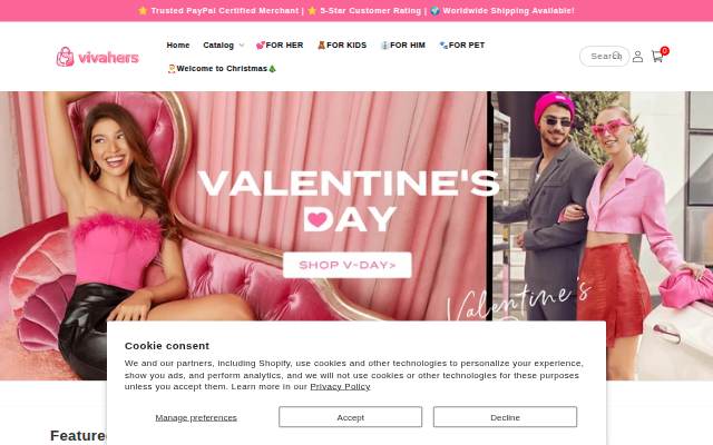 vivahers storefront