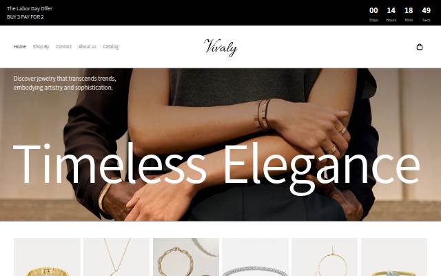 Vivaly storefront