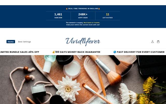 Vividlifever storefront
