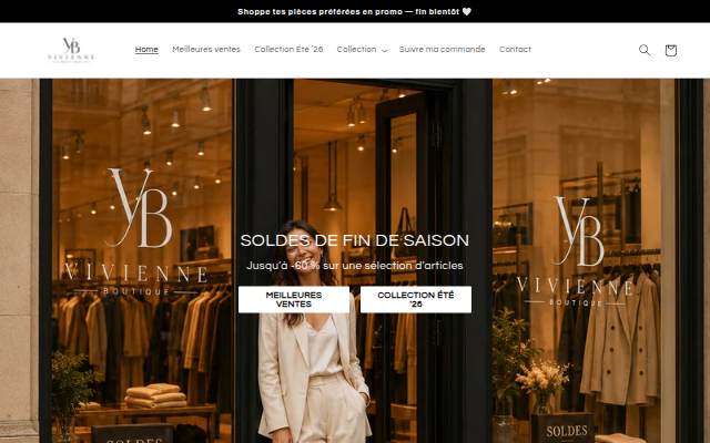 Montra da Vivienne Boutique