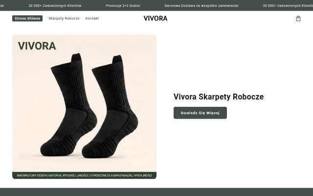 Startseite von Vivora