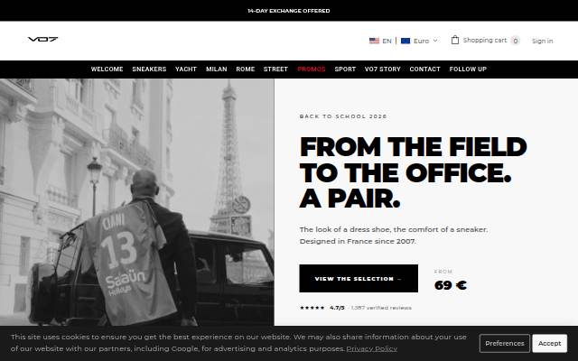 VO7 storefront